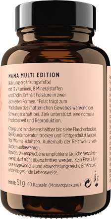 Kapseln Mama Multi Edition get your well being BY BIOGENA