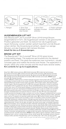 Augenbrauen Lift Kit BeautyLash®