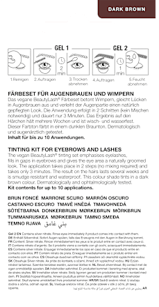Augenbrauenfarbe Brow & Lash Dunkelbraun BeautyLash®