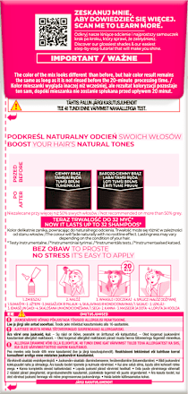 Farba do włosów bez amoniaku, 300 Ciemny Brąz L'ORÉAL PARiS CASTING Crème Gloss