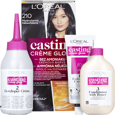 Farba na vlasy - 210 modročierna L'ORÉAL PARiS CASTING Crème Gloss