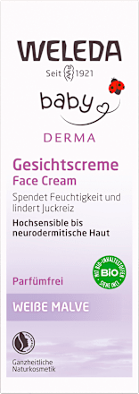 Baby Gesichtscreme Derma Weiße Malve  WELEDA baby