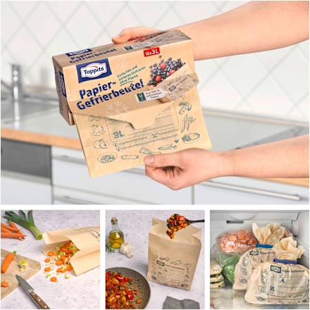 Gefrierbeutel Papier 3 l  Toppits