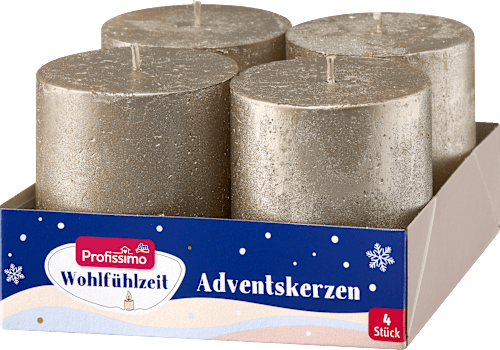 Adventske svijeće – metalik Profissimo