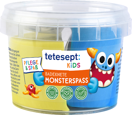 Badeknete Monster Kinder Badespaß 2x50g tetesept: KIDS