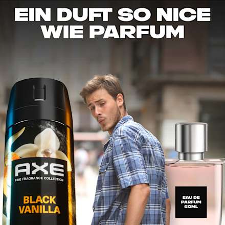 Bodyspray Black Vanilla Orange & Sandalwood Scent AXE