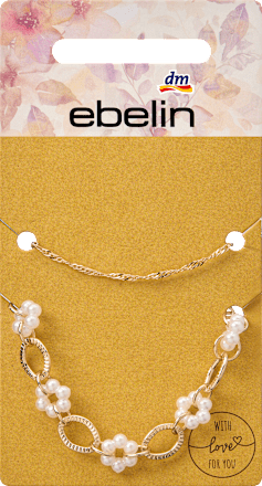 Armbänder mit Perlen, Gold-Optik ebelin