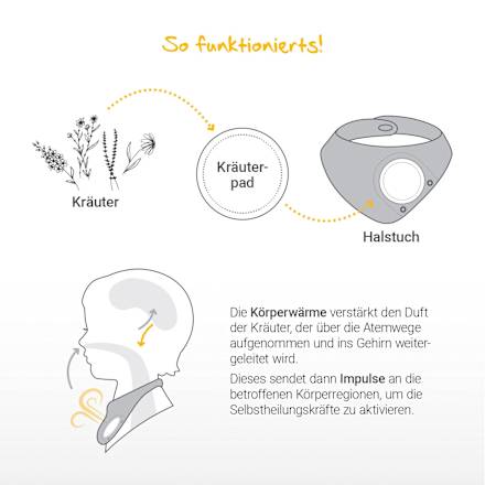 Halstuch mini grau Löwenkind