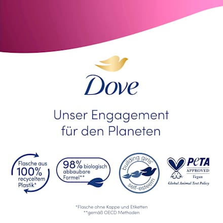 Duschcreme Advanced Care summer care mit Rosen- & Aloe Vera Duft Dove