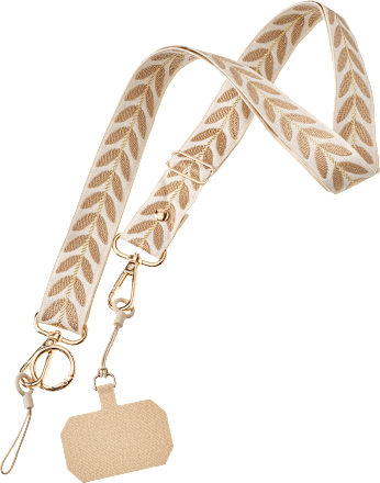 Handykette, beige ebelin
