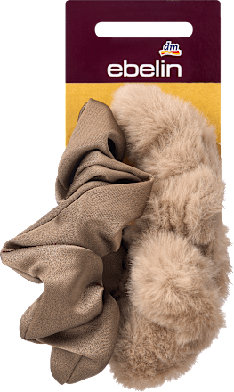 Scrunchies Felloptik & Satin ebelin
