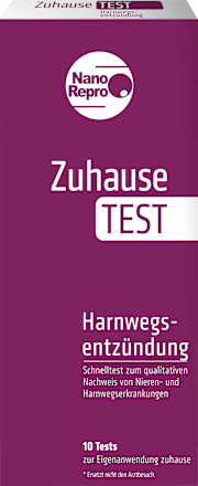 Zuhause Test Harnwegsentzündung, 10 Anwendungen NanoRepro