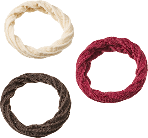 Haargummis mit Struktur ebelin