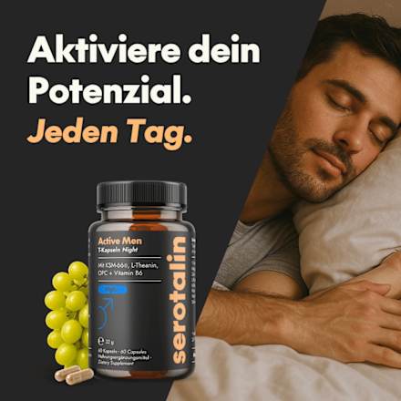 Active Men T-Kapseln Night serotalin