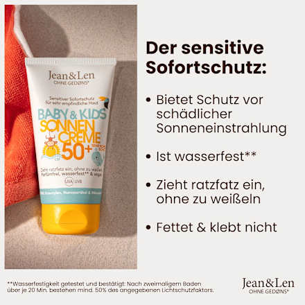 Sonnencreme Baby & Kids, LSF 50+ Jean&Len