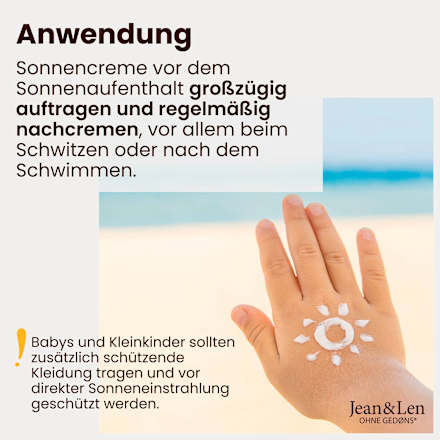 Sonnencreme Baby & Kids, LSF 50+ Jean&Len
