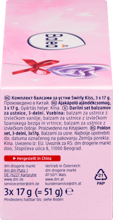 Geschenkset Swirly Kiss 3tlg Balea