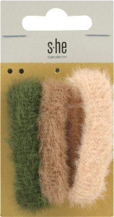 Gumičky do vlasov štruktúrované - viacfarebné s-he stylecollection