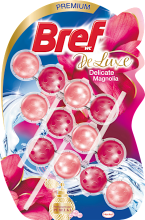 Tuhý WC blok DeLuxe Premium Delicate Magnolia Bref