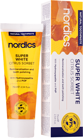 Паста за зъби Super White Citrus Sorbet nordics