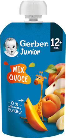Junior příkrm v sáčku Mix ovoce Gerber