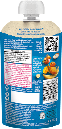 Junior příkrm v sáčku Mix ovoce Gerber