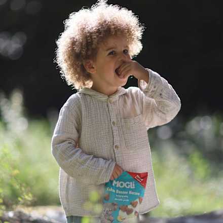 Kindersnack Kakao Banane Herzen ab 3 Jahren MOGLi