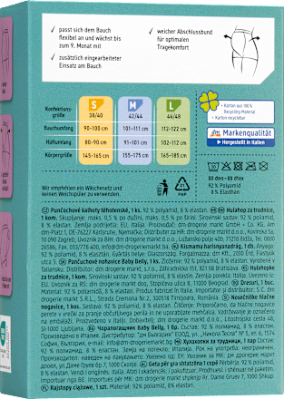 Чорапогащник за бременни 80 DEN, черен, 38-40 Fascino