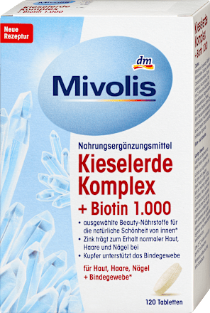 Prehransko dopolnilo s silicijevo prstjo, minerali in vitamini Mivolis