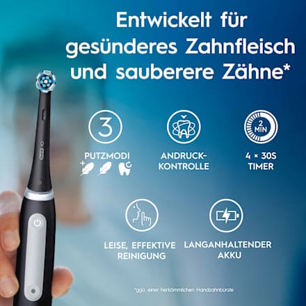 Elektrische Zahnbürste iO Series 3 black Oral-B