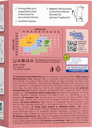 Strumpfhose Body-Forming mokka Gr. 46/48, 40 DEN Fascino