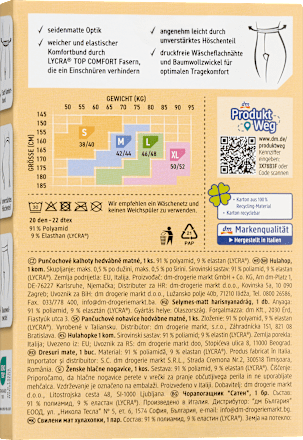 Strumpfhose seidenmatt mokka Gr. 46/48, 20 DEN Fascino