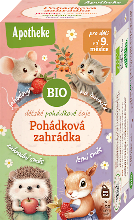 BIO směs čajů Pohádková zahrádka 20 x 1,5 g Apotheke