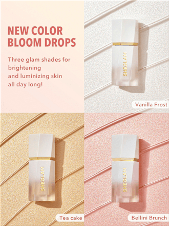 Highlighter Liquid Glow Bloom Vanilla Frost SHEGLAM