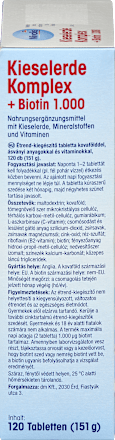 Kieselerde Komplex + Biotin Tabletten Mivolis