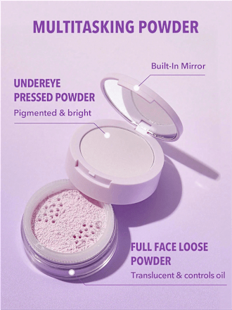 Puder Duo Face&Under Eye Taro SHEGLAM