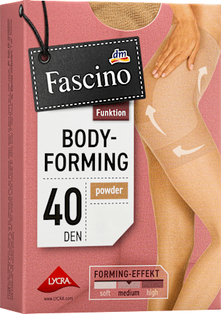 Body forming štrample, 40 DEN, 42-44 - Puder Fascino