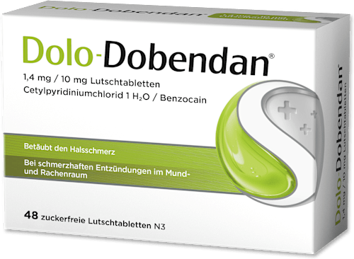 Dolo-Dobendan 1,4 mg / 10 mg Lutschtabletten zuckerfrei Dolo-Dobendan