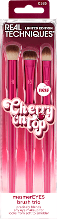 Set čopičev za veke MesmerEYES Cherry on top, 3-delni  REAL TECHNIQUES