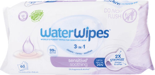Detské vlhčené utierky Sensitive Soothing WaterWipes