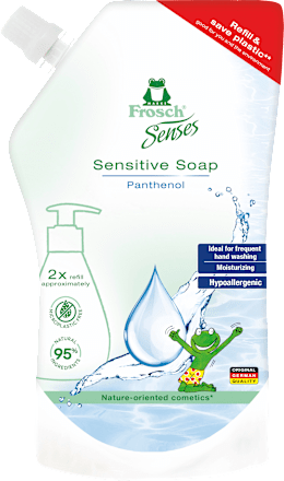 Течен сапун за деца Senses, пълнител Frosch