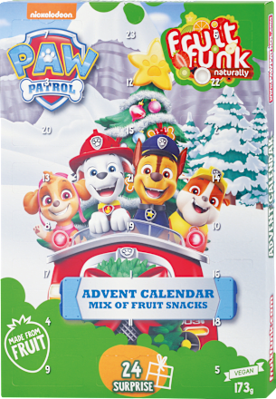 Adventný kalendár Paw Patrol 2025 Fruitfunk