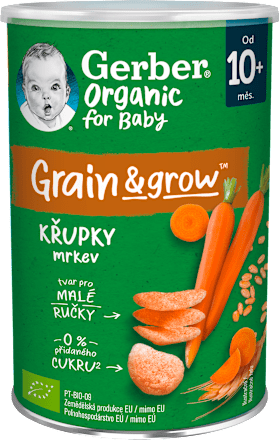 Bio chrumky s mrkvou Gerber Organic