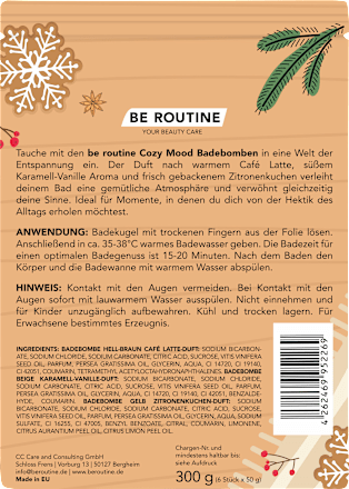 koupelová bomba Cozy Mood BE ROUTINE