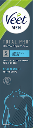 Crema depilatoria pelli sensibili Veet MEN