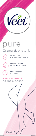 Pure Crema depilatoria corpo e gambe pelli normali Veet