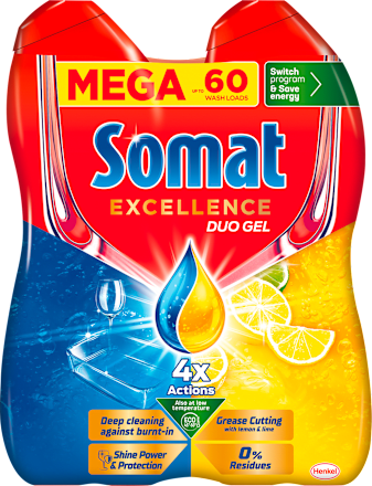 EXCELLENCE DUO GEL za sudomašinu Somat