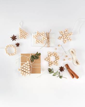 Bastelset Holzperlen Sterne Dekorieren & Einrichten