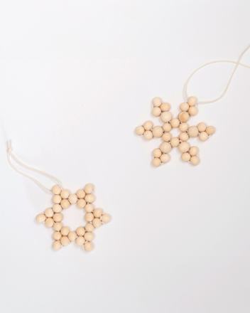 Bastelset Holzperlen Sterne Dekorieren & Einrichten