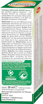 Bitterstoffe Sofort-Spray  Schaebens